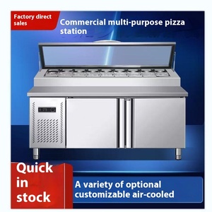 Vitrine réfrigérée commerciale pour pizzas, salades, glaces, desserts et fruits - Product Image 2
