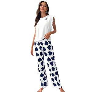 Nouvel ensemble pyjama et vêtements d'intérieur décontractés et confortables pour femmes, style européen et américain, collection 2025 - Product Image 5
