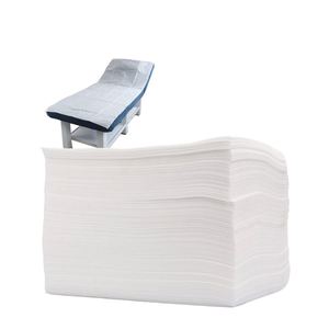 Factory OEM Waterproof and Oil-proof Hospital & Hotel Use Beauty Salon Disposable SMS Non-woven Fabric Grade a Bed Sheets - Product Image 1