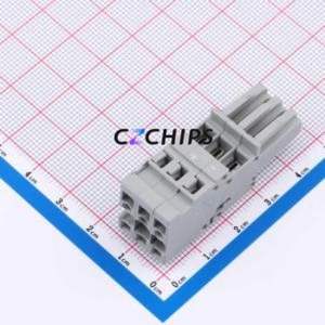 769-103 Plug-in Terminal Block Connector ( Pitch: 5mm )( Color: Gray )( Total PIN Count: 3P )( Number of Rows: 1 ) - Product Image 1