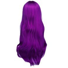 Parrucca viola a figura intera da donna 10-32 pollici capelli brasiliani di colore rossastro con pizzo 4x4 formato WFHJT7X - Product Image 1