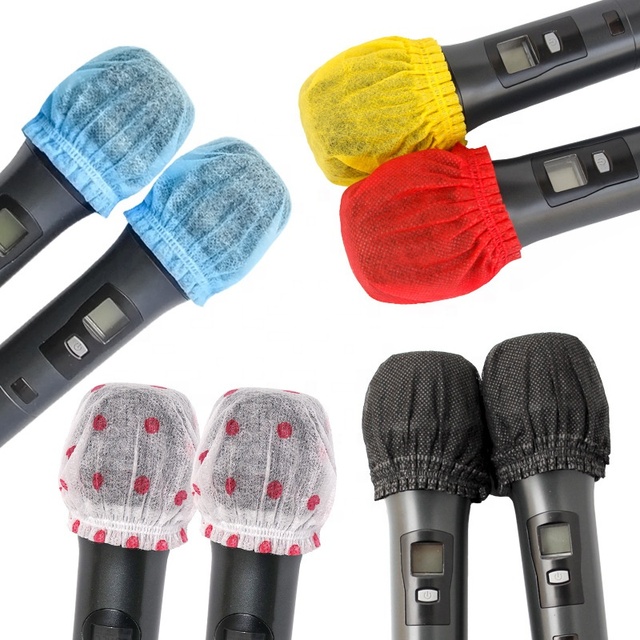 Hot-selling KTV Dust-proof Non-woven Fabric with Anti-blowout Disposable Practical Microphone Cover