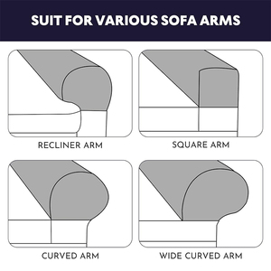 U979-Housses extensibles lavables pour <span class=keywords><strong>fauteuil</strong></span> canapé, housse de protection de meuble, 2 pièces personnalisées - Product Image 3