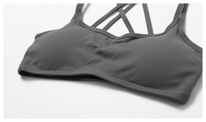 Vêtements pour femmes 2023 dos croisé sport soutien-gorge dos nu séchage rapide sous-vêtements de course nu Fitness Yoga soutien-gorge dos nu - Product Image 4