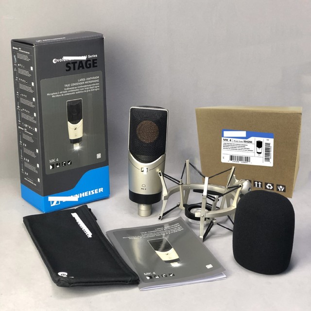 Cross-border Direct Supply MK4 Large-diaphragm Condenser Microphone Supercardioid Pattern Wired for for Recording