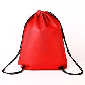 กระเป๋าเป้สะพายหลังแบบหูรูดกระเป๋านักเรียนกีฬาผ้านอนวูฟเวนพร้อมพิมพ์โลโก้ของขวัญโฆษณาส่งเสริมการขาย - Product Image 5