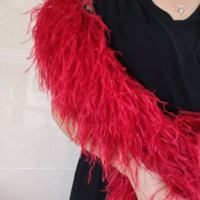 Boas en plumes d'autruche teintes sur mesure à 8 couches, directement de l'usine, décorations en plumes pour costumes de scène, de danse et tenues de carnaval