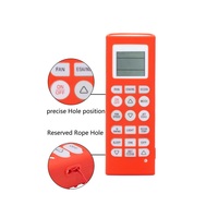 Control Remoto Universal para Aire Acondicionado LG AKB73456109, Protección de Silicona, Diseño Hueco Antideslizante, Luminoso y Grueso