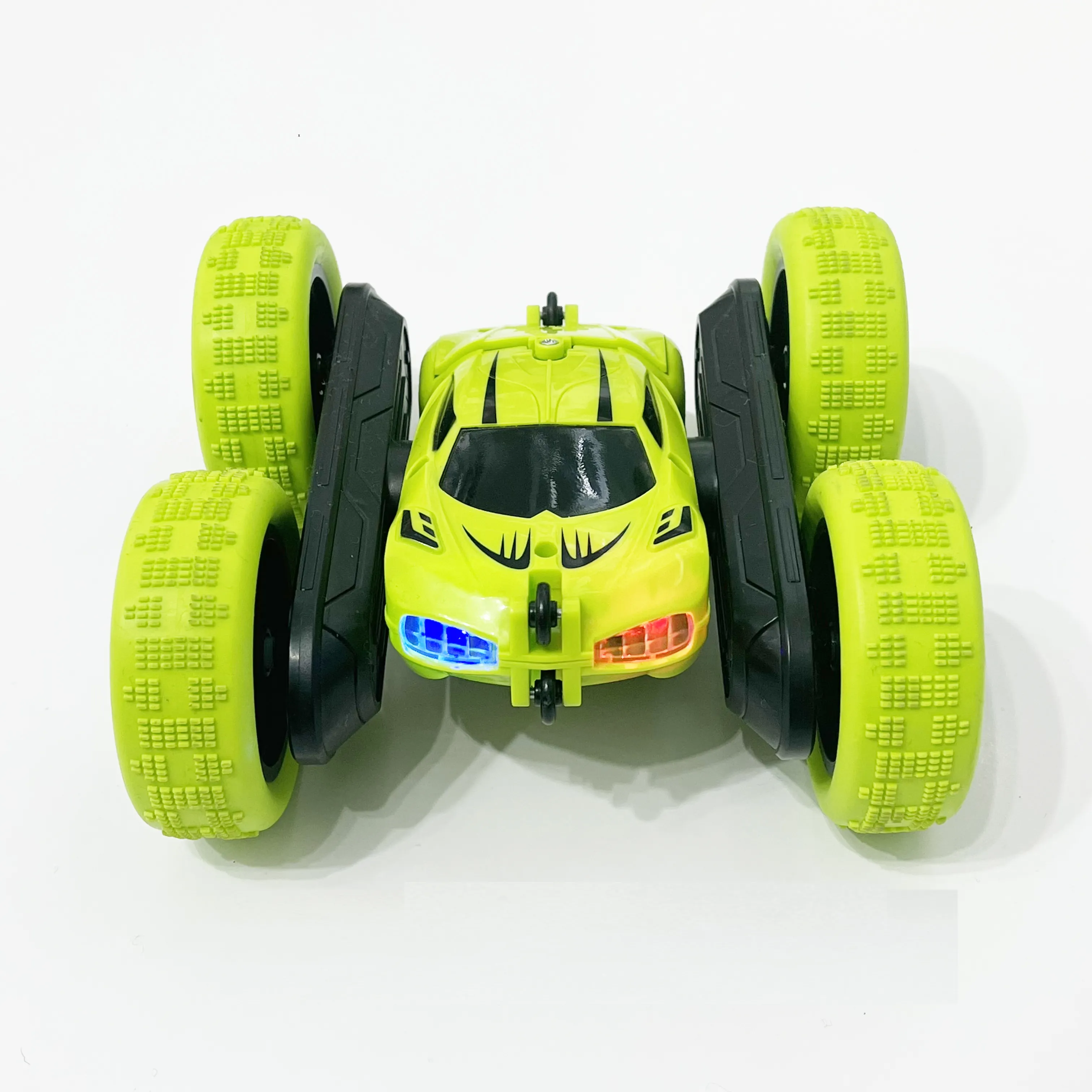 2022 New Kids Remote Control Car Double Sided 360 degrees Rotating 4WD RC Stunt Car with Headlights Toys RC Boy Toy