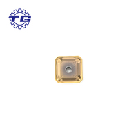 Plaquettes indexables en carbure SEER1203AFS-M33-TU5250 pour tour CNC, coupe moyenne, chanfrein positif, pour fraisage d'épaules en fonte