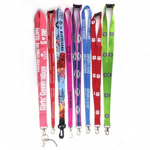 Customized Dye Sublimation <b>Polyester</b> <b>Lanyards</b> Custom Printed Brand Logo Silk Screen Printing Neck Strap <b>Lanyard</b> - Product Image 3