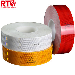 <span class=keywords><strong>Sicurezza</strong></span> stradale certificata da 5.08CM * 45.7M che avverte il suo nastro riflettente per camion con adesione del materiale riflettente scuro - Product Image 2