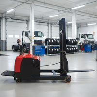 Forklift Stacker Jichuan Berkualitas Baik Tanpa Kaki, Pengangkat Hidrolik Otomatis Kecil, Counterbalance Forklift Stacker Baru Garansi 1 Tahun