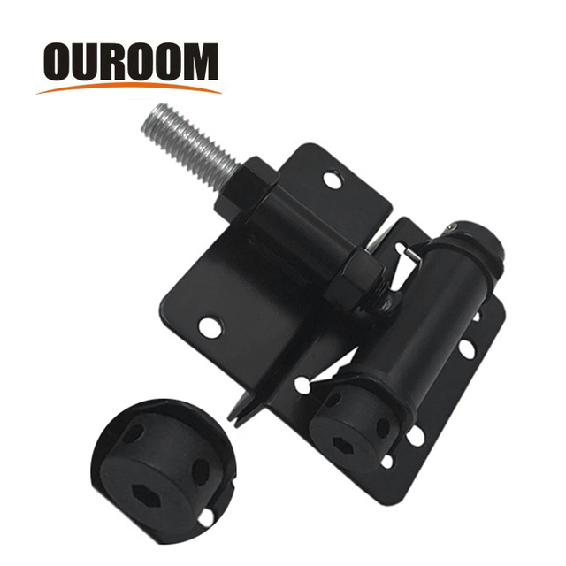Recommend Home Garden Hardware Hinge Folding Hinge Self Closing Fence Gate Hinge for PVC Vinyl Fence