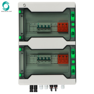 WSDB-PV4/2 IP65 étanche 4 entrées 2 sorties 4 cordes 16A 1000V DC PV panneau solaire boîte de combinaison pour système de réseau de panneaux solaires - Product Image 2
