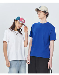 เสื้อยืดคุณภาพสูง ผ้าฝ้าย 100% ไซส์ใหญ่ เสื้อยืดผู้ชาย สกรีนลาย เสื้อยืดเปล่าแบบยูนิเซ็กซ์ เสื้อยืดผ้าฝ้ายซูพีมา - Product Image 4