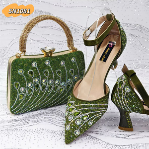 2025 zapatos italianos naranjas <span class=keywords><strong>de</strong></span> alta calidad conjunto <span class=keywords><strong>de</strong></span> bolsos a juego para mujeres precio barato sandalias <span class=keywords><strong>de</strong></span> <span class=keywords><strong>novia</strong></span> zapatos bolsa para el verano - Product Image 2