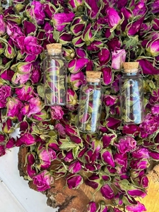 Mini-bouteilles en verre pour bourgeons de roses, pour herbes et fleurs, esthétique <span class=keywords><strong>botanique</strong></span> victorienne, décoration sorcière, couleur personnalisée pour la fête des Mères et Noël - Product Image 5