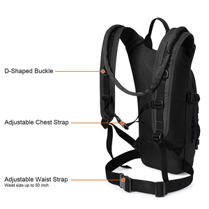 Mochila de Hidratación Deportiva Personalizada de Fábrica BSCI con Bolsa de Agua de 3L para Correr, Senderismo, Ciclismo - Product Image 5