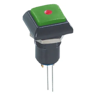 IPC1SAD3L0S Beleuchteter Drucktaster Verriegelnd Panelmontage 12mm Ausschnitt Rote LED 48V AC IP67 - Product Image 1