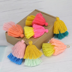 Bán Buôn Handmade 7Cm Bông Bohemian 2 Lớp Tua Hoa Tai Rìa Tòn ten Số Lượng Lớn Tua - Product Image 2