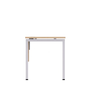 Table de bureau en acier, meuble commercial de luxe moderne, espace ouvert, chaise en bois, unité de bureau spécifique, pour groupe, 1 pièce - Product Image 5