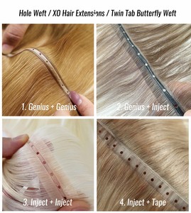 Tóc nối Remy người thật Butterfly Genius Invisible Weft - Product Image 2