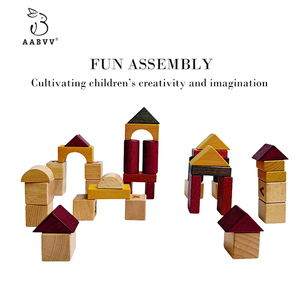 Blocchi Educativi VIVI Personalizzati, Giocattoli in <span class=keywords><strong>Legno</strong></span>, Giochi Montessori per l'Educazione Precoce - Product Image 4