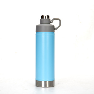 Silverjet Stainless Steel Vacuum <b>Flask</b> 550ml/700ml Plastic 12-24hrs Thermal Insulation Portable Handle Sports Camping Outdoor - Product Image 3