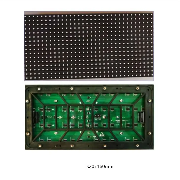 야외 P10 smd3535 led 디스플레이 모듈 1/2 스캔 모드 방수 led 스크린