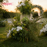 Décoration suspendue personnalisée pour mariage, fleurs artificielles en soie de luxe en gros pour événements et fêtes