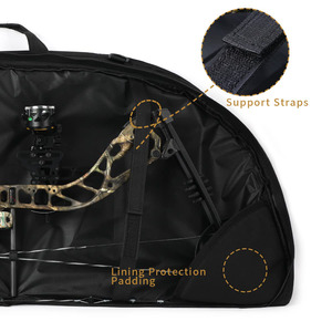 Muestra Gratuita, Nuevo Diseño OEM, Mochila Rígida para Arquería, para Arco Recurvo, Estuche para Arco de Gran Capacidad con Tubo de Plástico para Flechas - Product Image 3