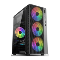 Casing Komputer MEW Micro ATX/ATX USB1.0*2+Audio HD USB3.0*1 Kipas Pendingin (opsional) 120mm*4pcs 355*180*425mm Desktop Tower Khusus
