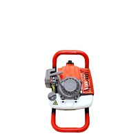 Foreuse à essence industrielle et DIY Big Power BraveBear BHEA48 pour plantation d'arbres, 63CC 48F, robuste, 3 forets, mandrin 100/200/300mm