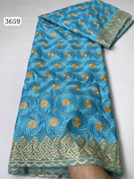 3659 Meilleur Prix de Gros Tissu de Dentelle Africaine Nigeria Autriche Dubaï Sénégal Lafaya Dentelle Suisse Voile en Suisse pour Femmes