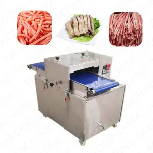 매우 생산적인 마른 쇠고기 육포 다이 싱 돼지 고기 다이 싱 기계 고기 스트립 절단 기계 고기 스트립 절단 기계