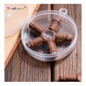 Customizable Anti-Stress Fidget Spinner Toy Plastic Non-Toxic 3D Sensory Focus Aid <b>Small</b> <b>Desk</b> Fidgets Adults Kids Silent - Product Image 6