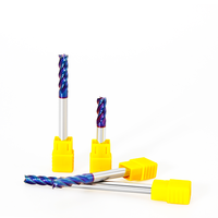 Fraise à moudre CNC ODM OEM personnalisable en acier HRC65 haute dureté avec revêtement pour acier de moulage