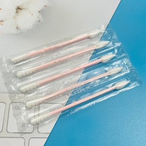 Cotons-tiges Q-Tips rose vert emballés individuellement pour l'application du rouge à lèvres Eyeliner Ombre à paupières Petit écouvillon - Product Image 6