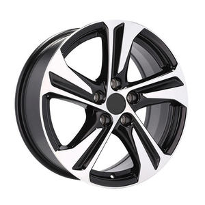 Vente flash - Jantes en alliage de 17 pouces 5x114.3 5 trous finition argent brossé gris canon pour voitures de tourisme compatibles avec Toyota RAV4 2015-<span class=keywords><strong>2023</strong></span> - Product Image 5