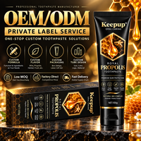 Dentifrice blanchissant personnalisé de haute qualité avec extrait de propolis, soulage les maux de dents, protège la santé des gencives, élimine les taches