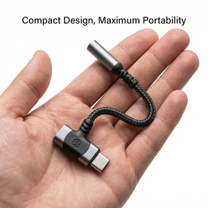 USB Type C ถึง3.5แจ็คอะแดปเตอร์หูฟัง HIFI USB C TO C & 3.5MM สายอะแดปเตอร์เสียง AUX สำหรับ <span class=keywords><strong>Samsung</strong></span> S26 25 iPhone 17 - Product Image 5