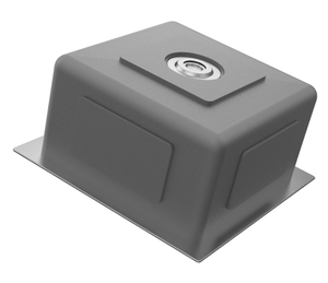 Évier de cuisine simple en cuivre 44x22cm avec cuve intérieure 40x18cm à coins arrondis <span class=keywords><strong>pour</strong></span> projets hôteliers et villas - Fournisseur OEM ODM - Product Image 4