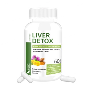 High Quality <b>Liver</b> Detox Capsules 60 Capsules with Milk Thistle Supports Health <b>Liver</b> Function <b>Liver</b> Detox <b>Supplement</b> - Product Image 6