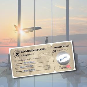 Cadeau de <span class=keywords><strong>voyage</strong></span> surprise : Billet de <span class=keywords><strong>voyage</strong></span> à gratter révélant la <span class=keywords><strong>destination</strong></span>, Carte d'embarquement DIY pour les vacances, Cadeau de Noël, Saint-Valentin romantique - Product Image 5