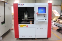 Machine de découpe laser à fibre de type portique Derek haute précision 1500W-3000W avec pince de fixation 600x600mm pour la découpe de métaux fins