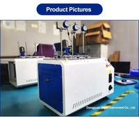 Medidor de Temperatura de Distorsión por Calentamiento Vicat de PVC, Tipo Botón Eléctrico, Aparato Vicat Automático