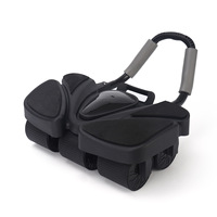 FDFIT Roue abdominale transfrontalière avec support coudes 4/6 points, à retour automatique et fonction de comptage, pour usage domestique et entraînement de base en intérieur