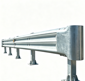 Barrière de sécurité routière en acier galvanisé de type W, barrière anti-collision pour autoroute, clôture de sécurité routière EN1317, haute résistance - Product Image 3