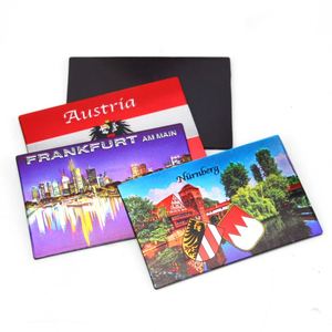 Aimant de réfrigérateur en aluminium personnalisé de qualité supérieure, souvenir de Porto Rico et de Berlin - Product Image 6